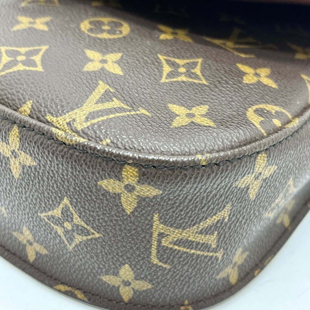 LOUIS VUITTON Authentic Brown Monogram Canvas Shoulder Bag - Picture 6 of 16